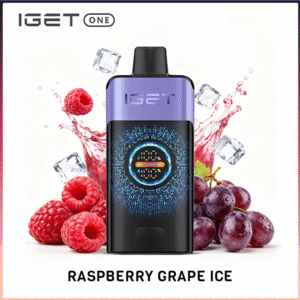 IGET One Raspberry Grape Ice 12000 puffs
